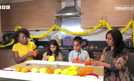 Diwali – How to make a flower garland